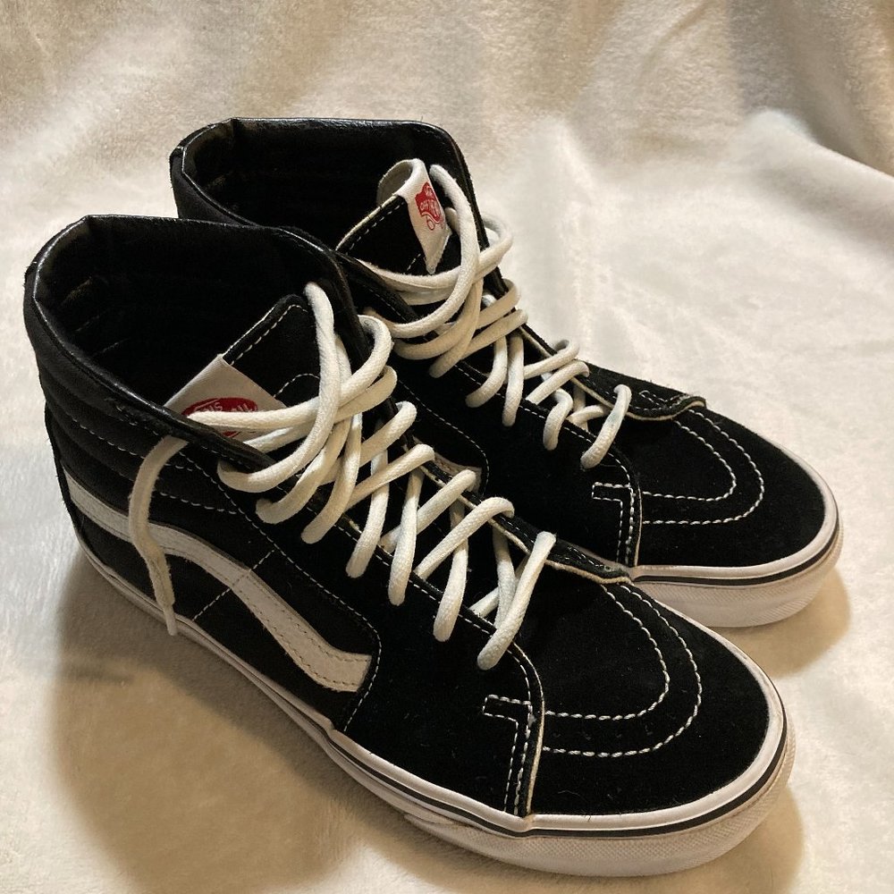 Vans 500714 Old Skool skate shoes Black Suede